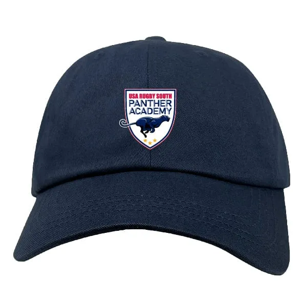 Panther Rugby Academy Adult Low-Profile Cotton Twill Dad Cap