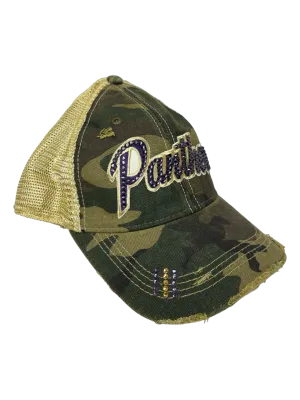 Panthers Camo Bling Hat