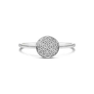 Pavé Diamond Round Ring