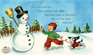 PDXC20128b -- Snowmen, women