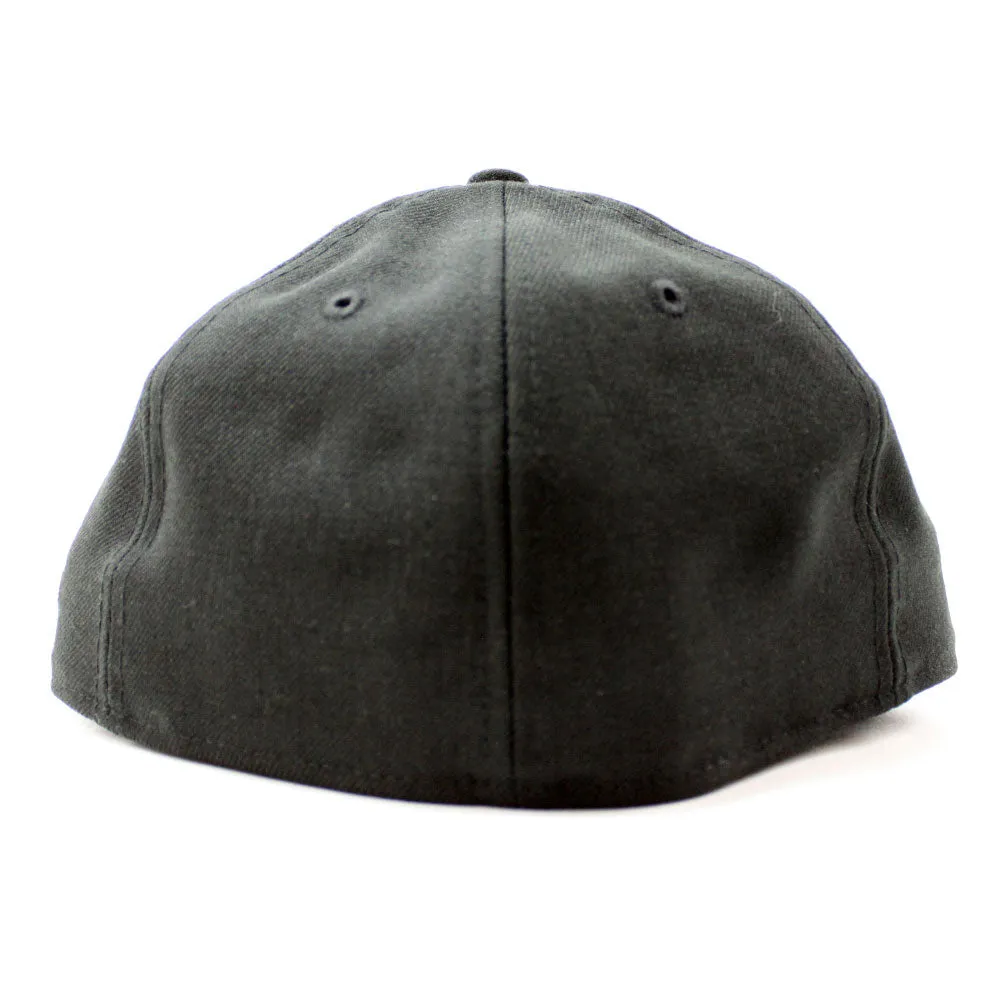 Pegasus New Era 59Fifty Fitted Hats (Black Glow in the Dark Gray Under Brim)