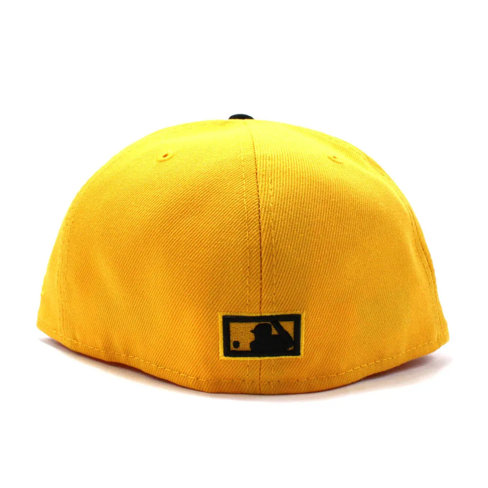 Pittsburgh Pirates 1974 All Star Game New Era 59Fifty Fitted Hat (Yellow Black Grey Under Brim)