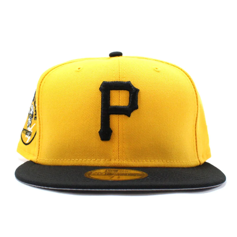 Pittsburgh Pirates 1974 All Star Game New Era 59Fifty Fitted Hat (Yellow Black Grey Under Brim)