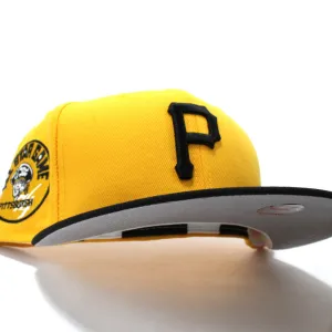 Pittsburgh Pirates 1974 All Star Game New Era 59Fifty Fitted Hat (Yellow Black Grey Under Brim)
