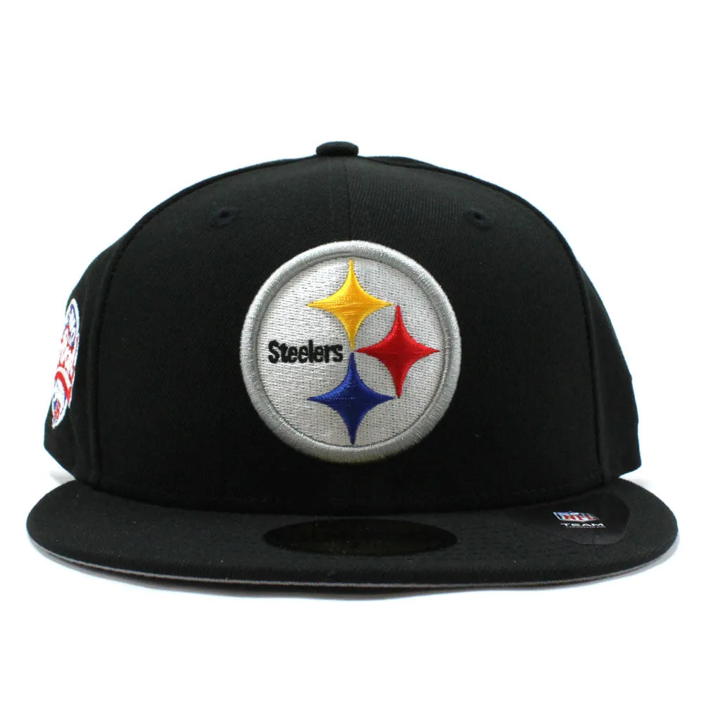 Pittsburgh Steelers 1986 Pro Bowl New Era 59Fifty Fitted Hat (Black Gray Under Brim)