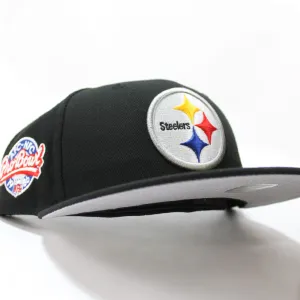 Pittsburgh Steelers 1986 Pro Bowl New Era 59Fifty Fitted Hat (Black Gray Under Brim)