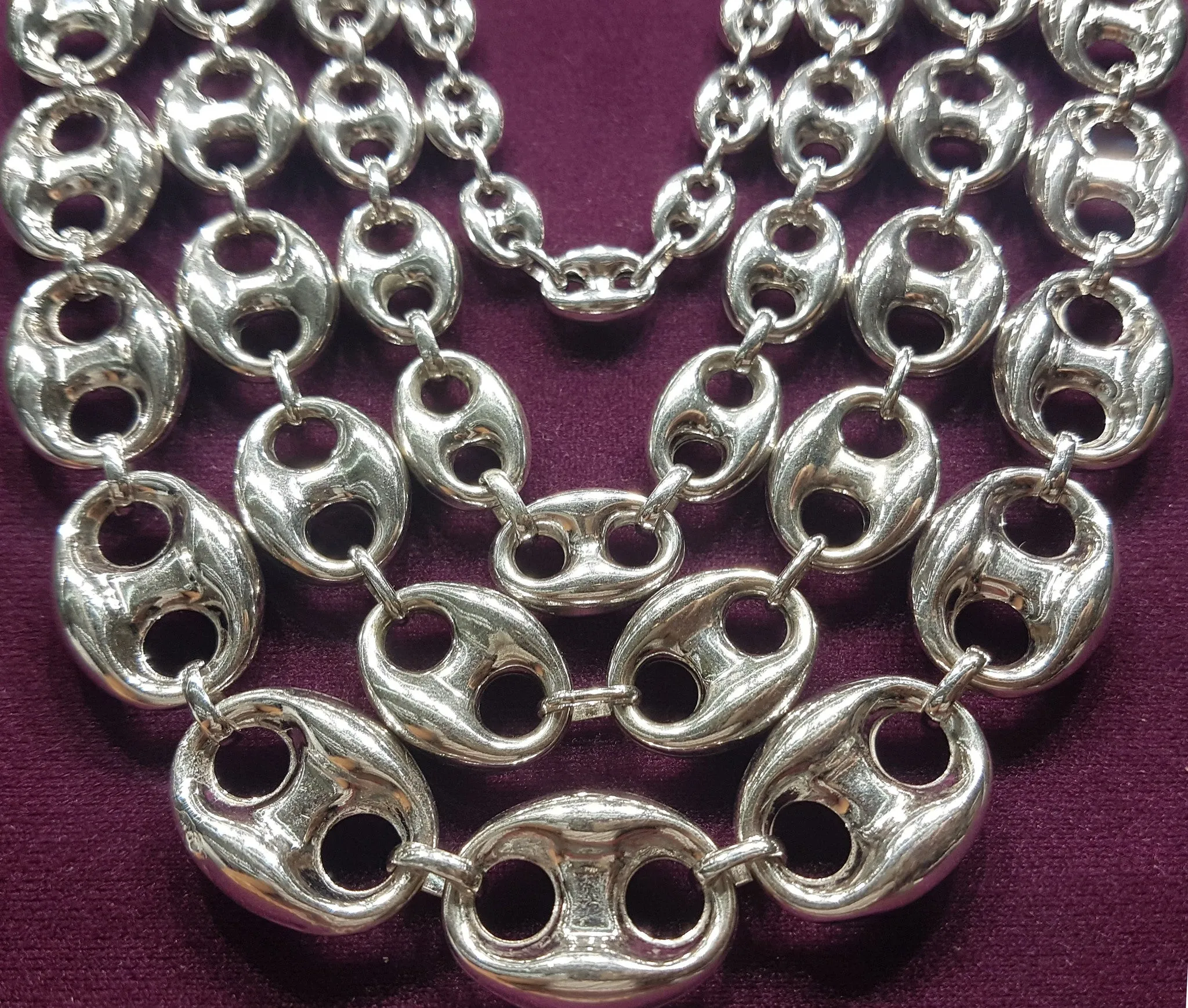 Puffy Mariner Link Chain (Silver)