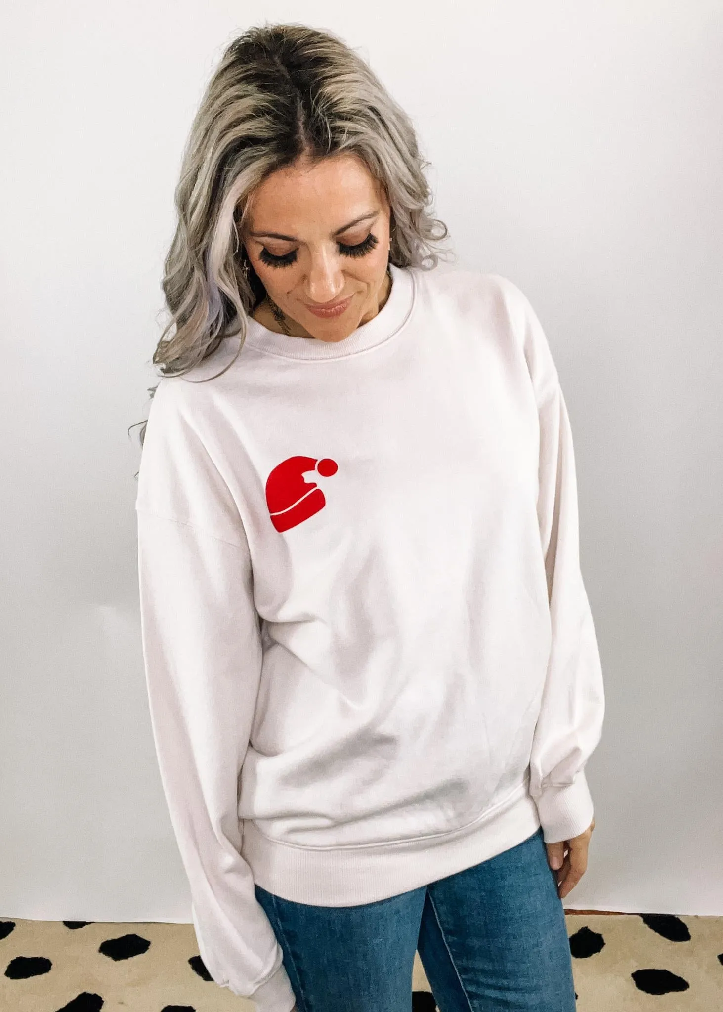 Puffy Sant Hat Graphic Sweatshirt