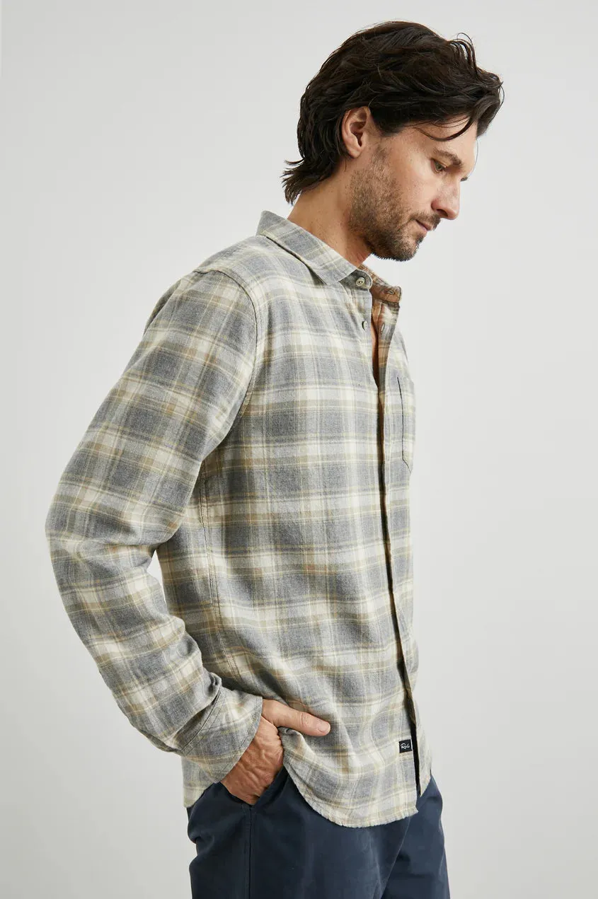 Rails - Wyatt Shirt - Charcoal Desert Melange