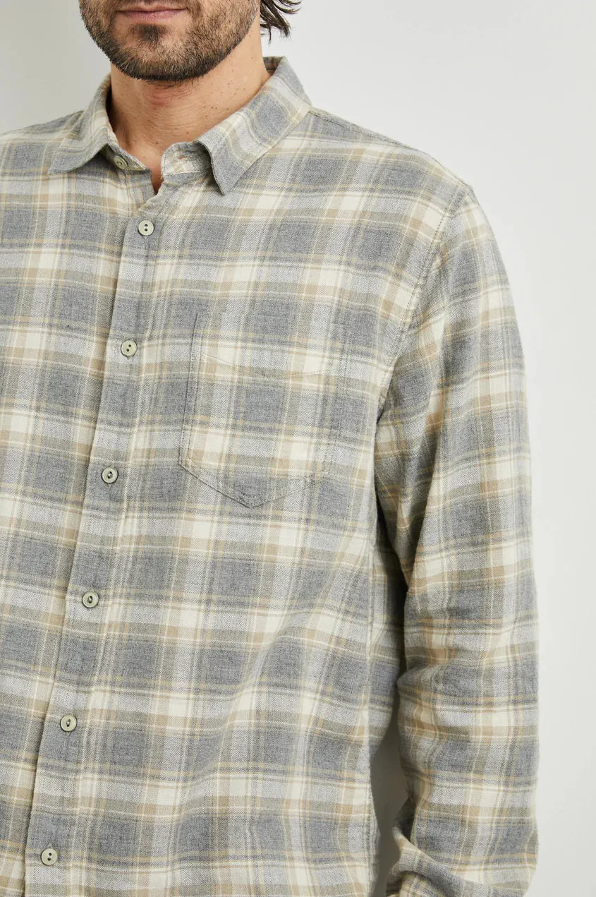 Rails - Wyatt Shirt - Charcoal Desert Melange