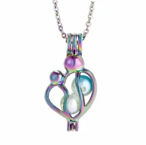 Rainbow Color Mother Necklace