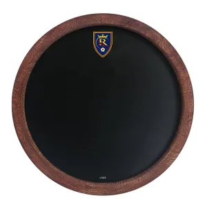 Real Salt Lake: Chalkboard "Faux" Barrel Top Sign