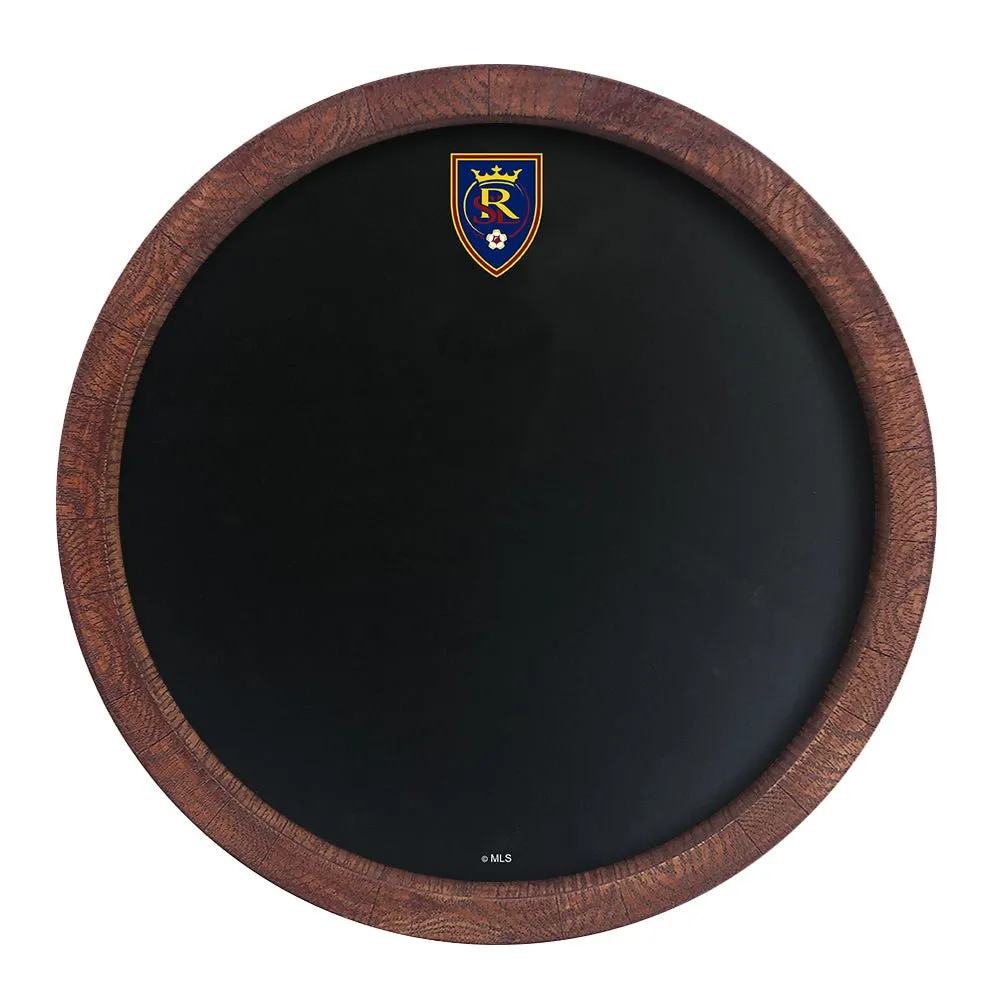 Real Salt Lake: Chalkboard "Faux" Barrel Top Sign