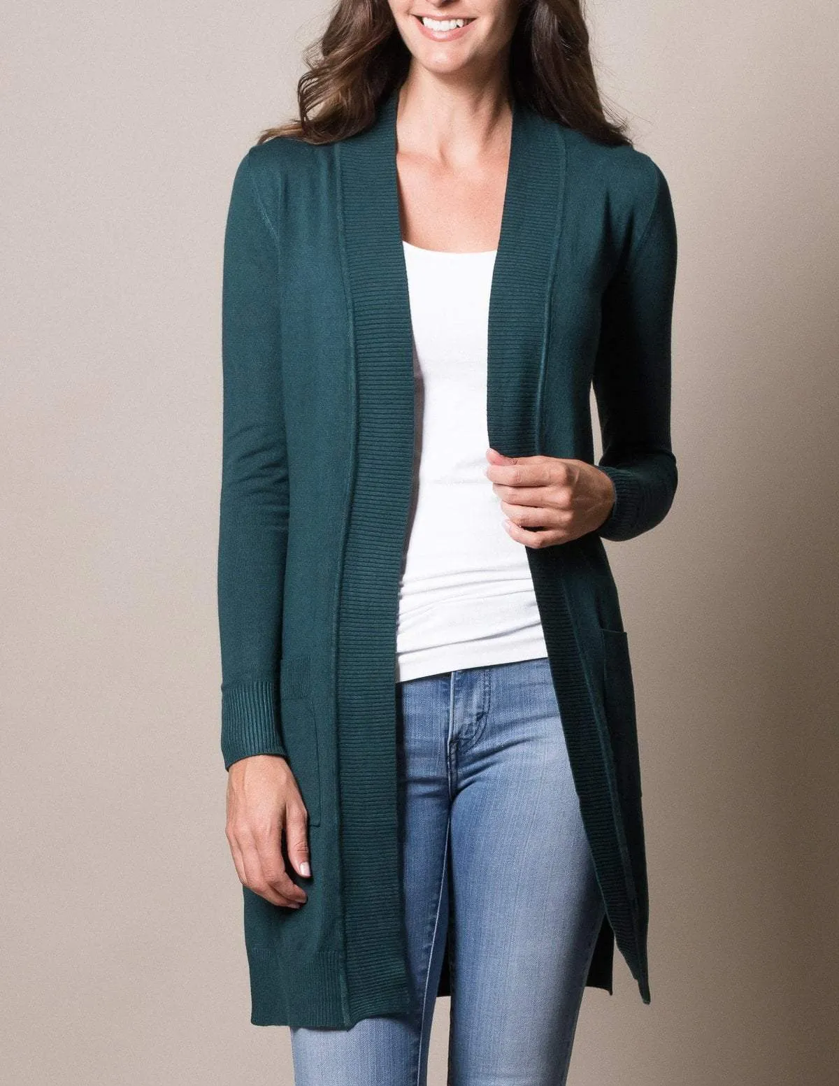 Retro Long Cardigan Wrap