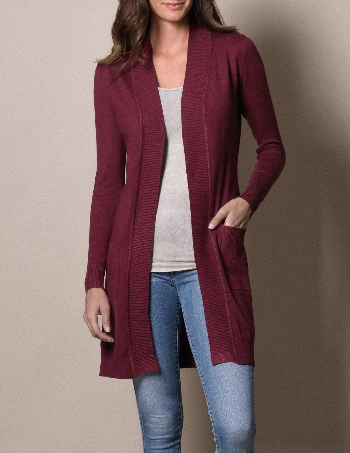 Retro Long Cardigan Wrap