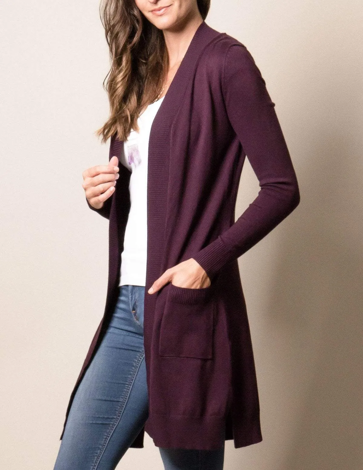 Retro Long Cardigan Wrap