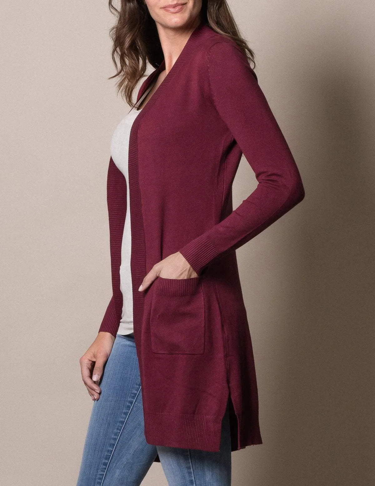 Retro Long Cardigan Wrap