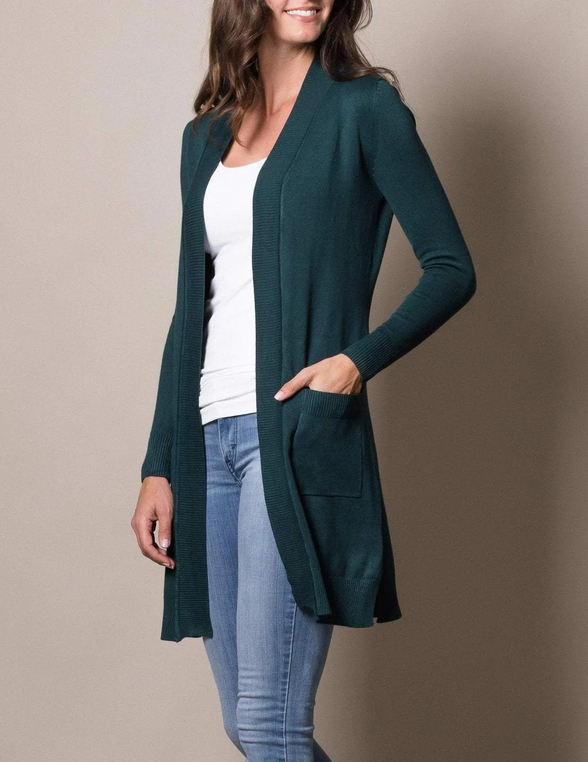 Retro Long Cardigan Wrap