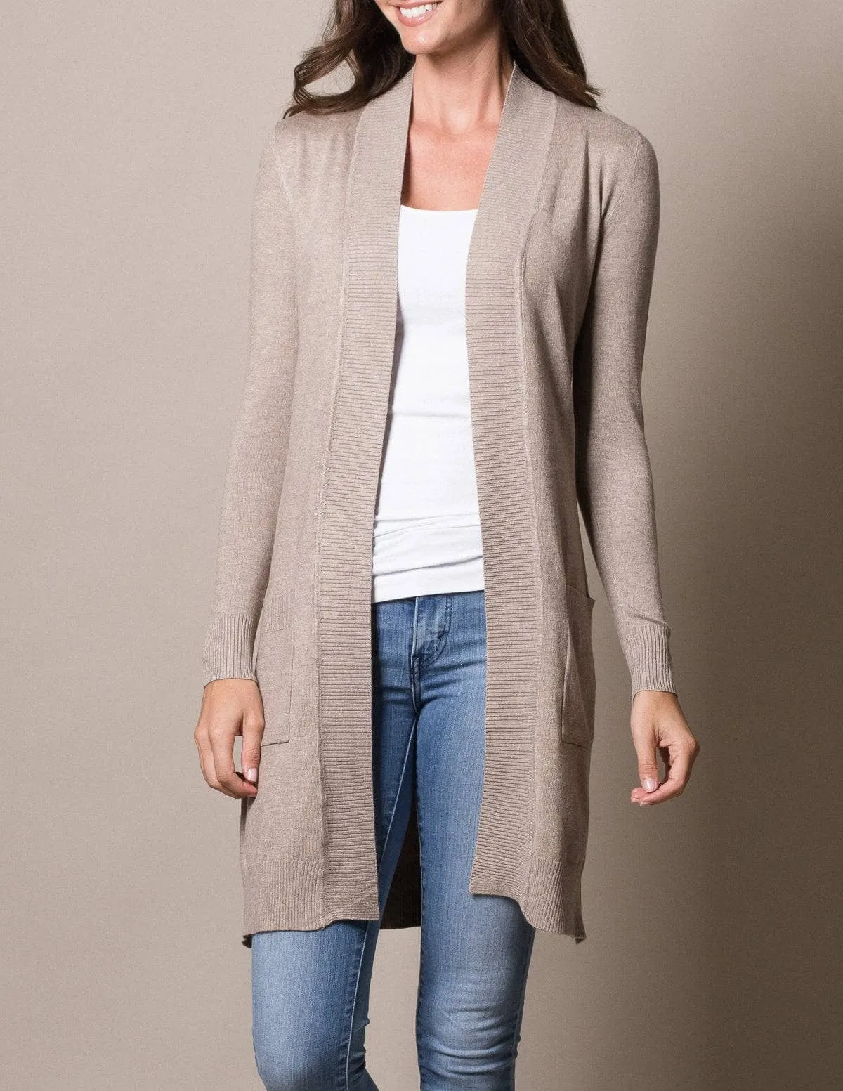 Retro Long Cardigan Wrap