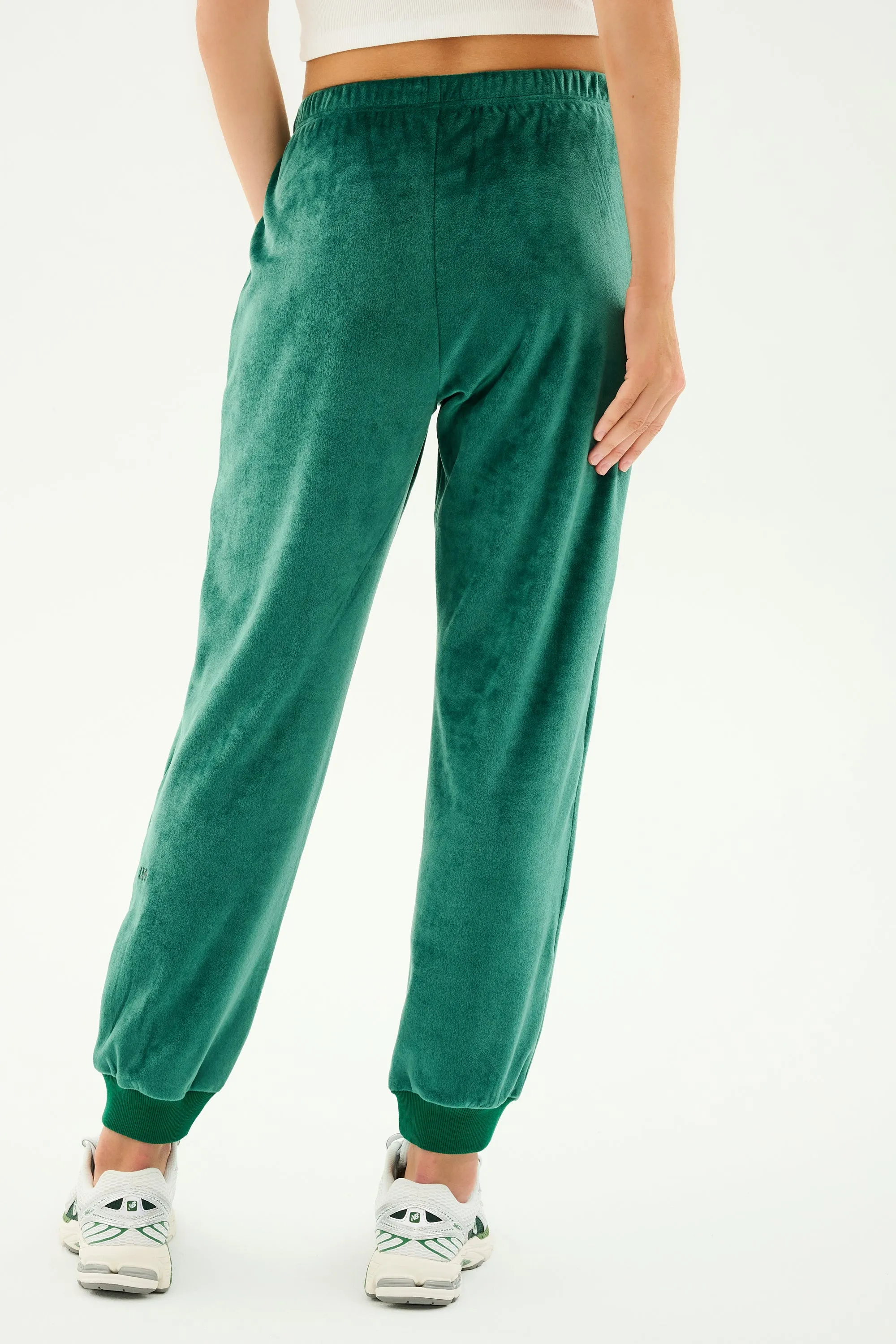 Rhys Velour Jogger - Arugula