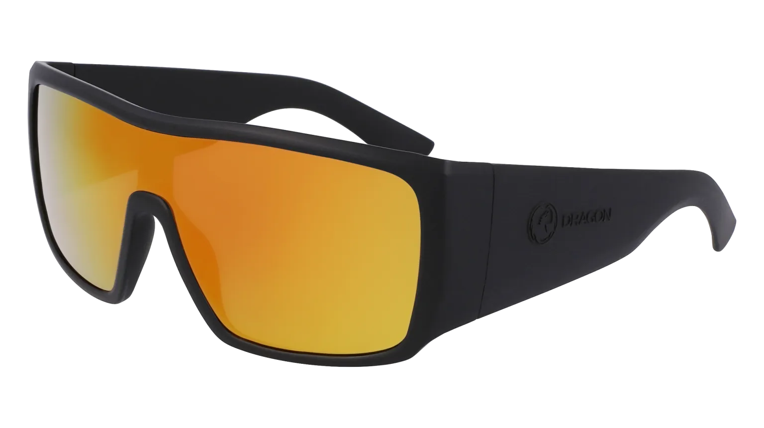 ROCKER - Matte Black with Lumalens Red Ionized Lens
