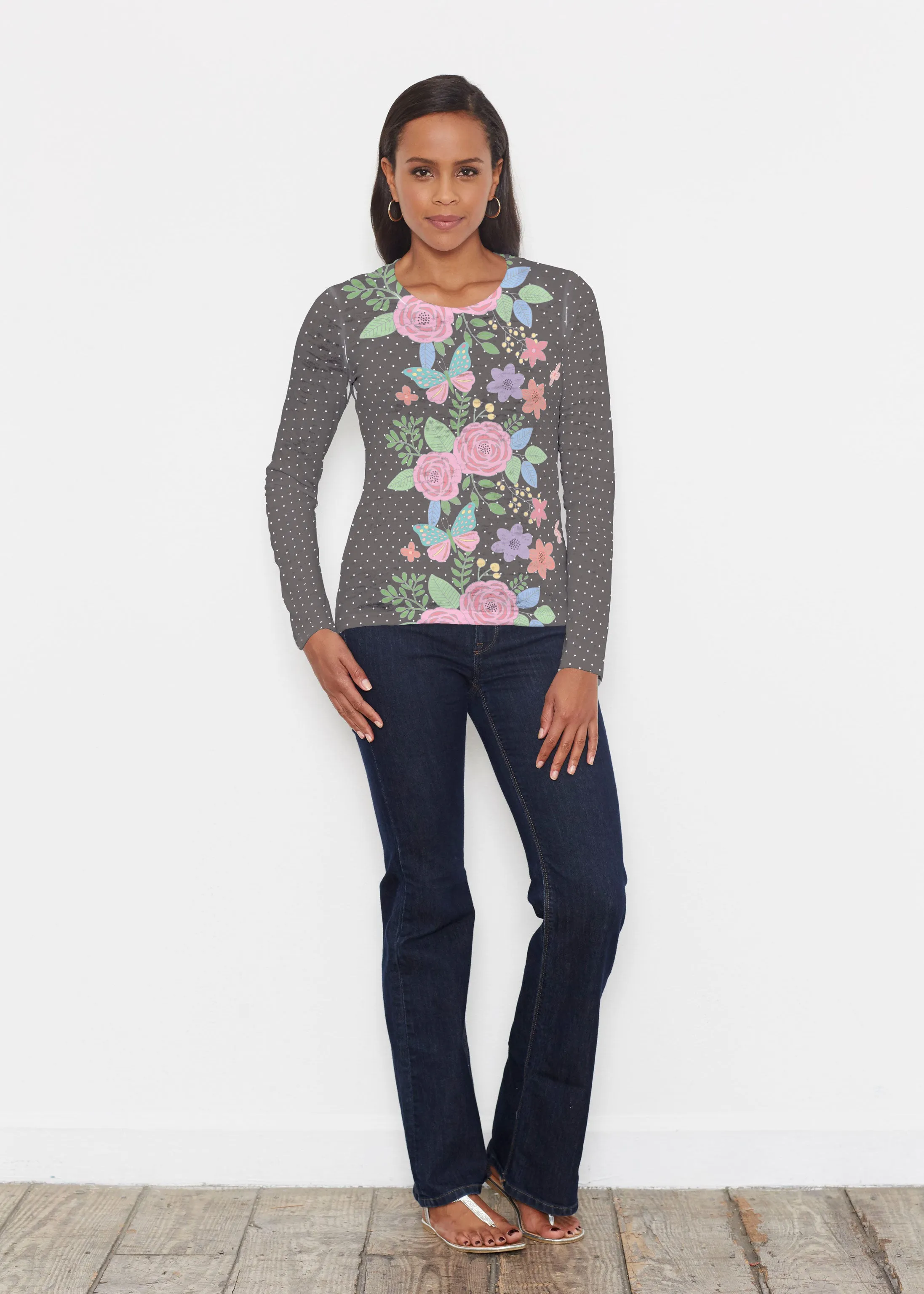 Rosalyn (14298) ~ Signature Long Sleeve Crew Shirt