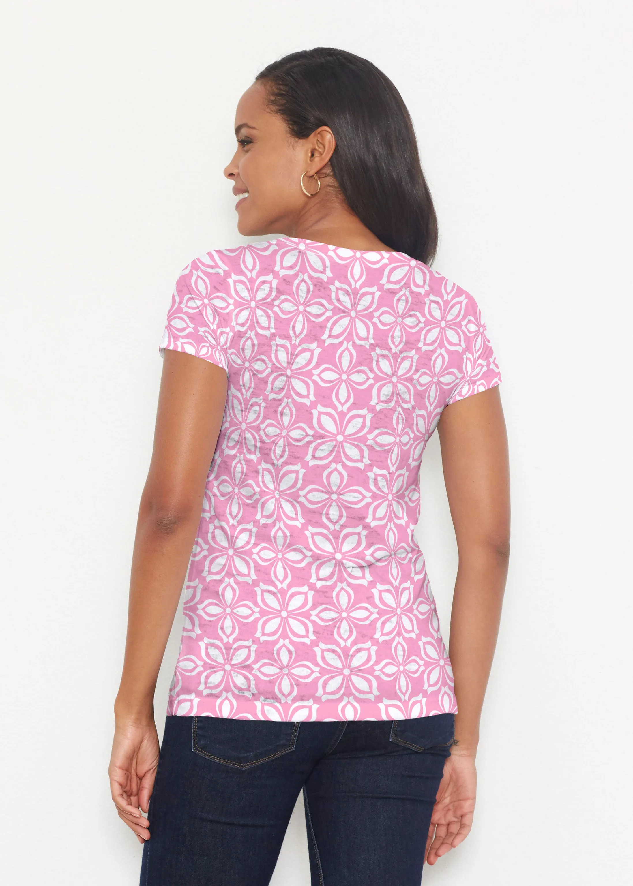 Rosie Dots (8053) ~ Short Sleeve Scoop Shirt