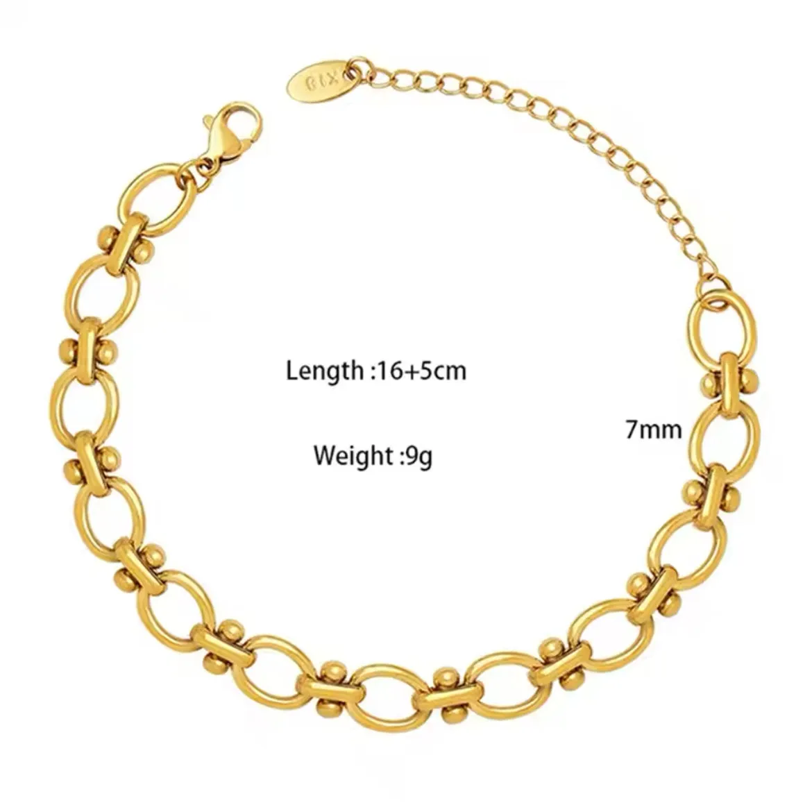 Round Links Luxe Bracelet