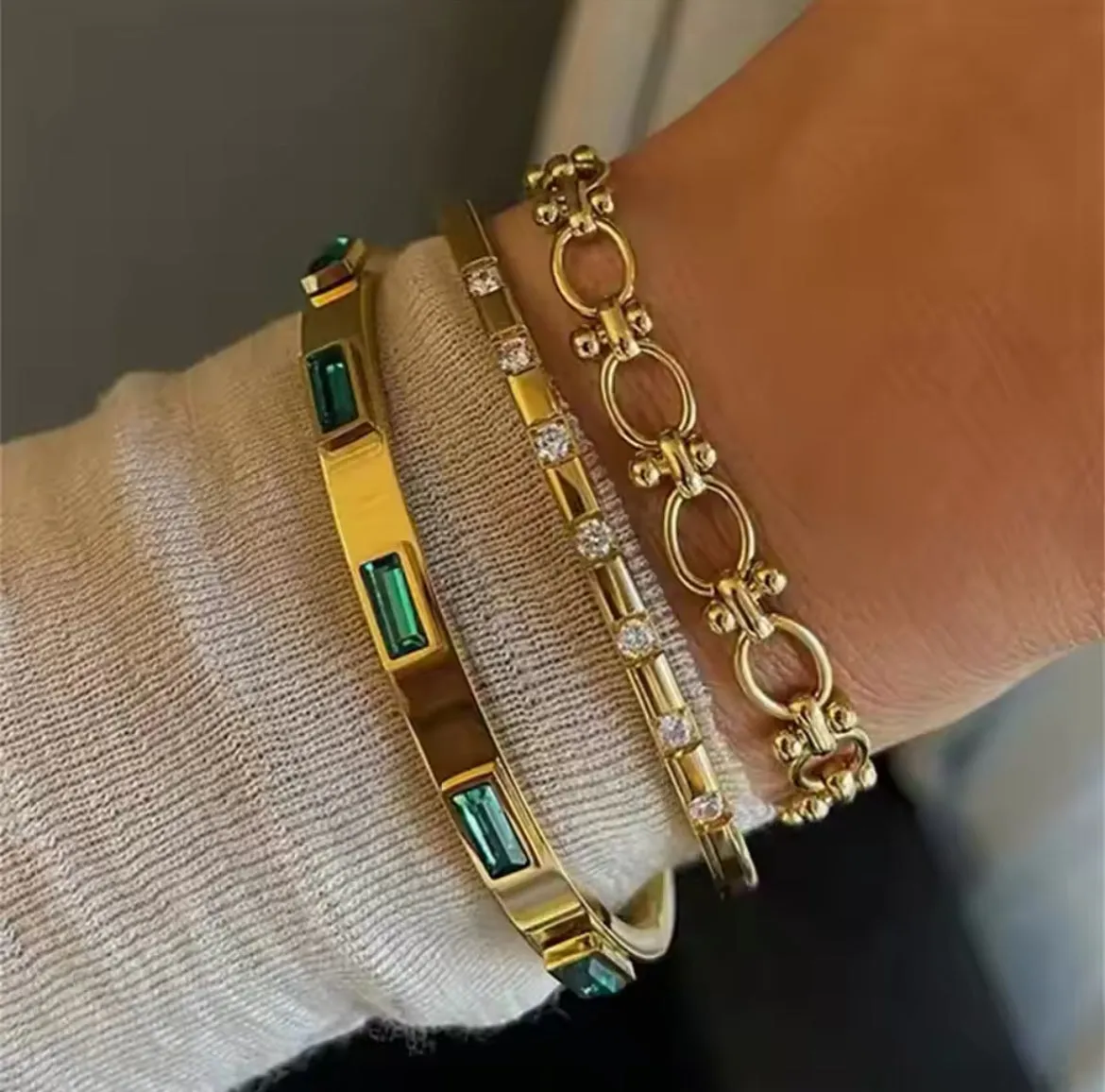 Round Links Luxe Bracelet