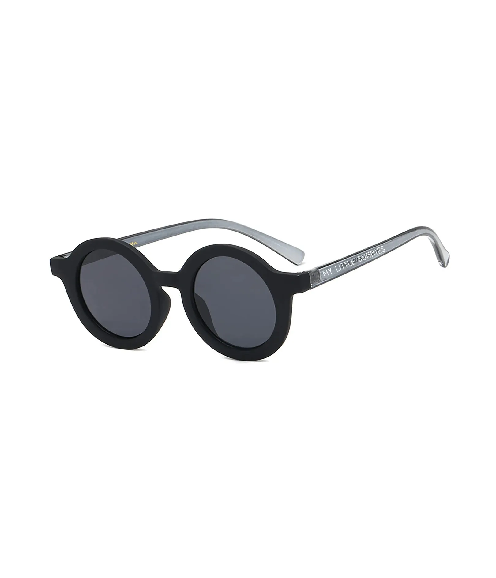 ROUND RETRO SUNGLASSES - OUTER SPACE BLACK