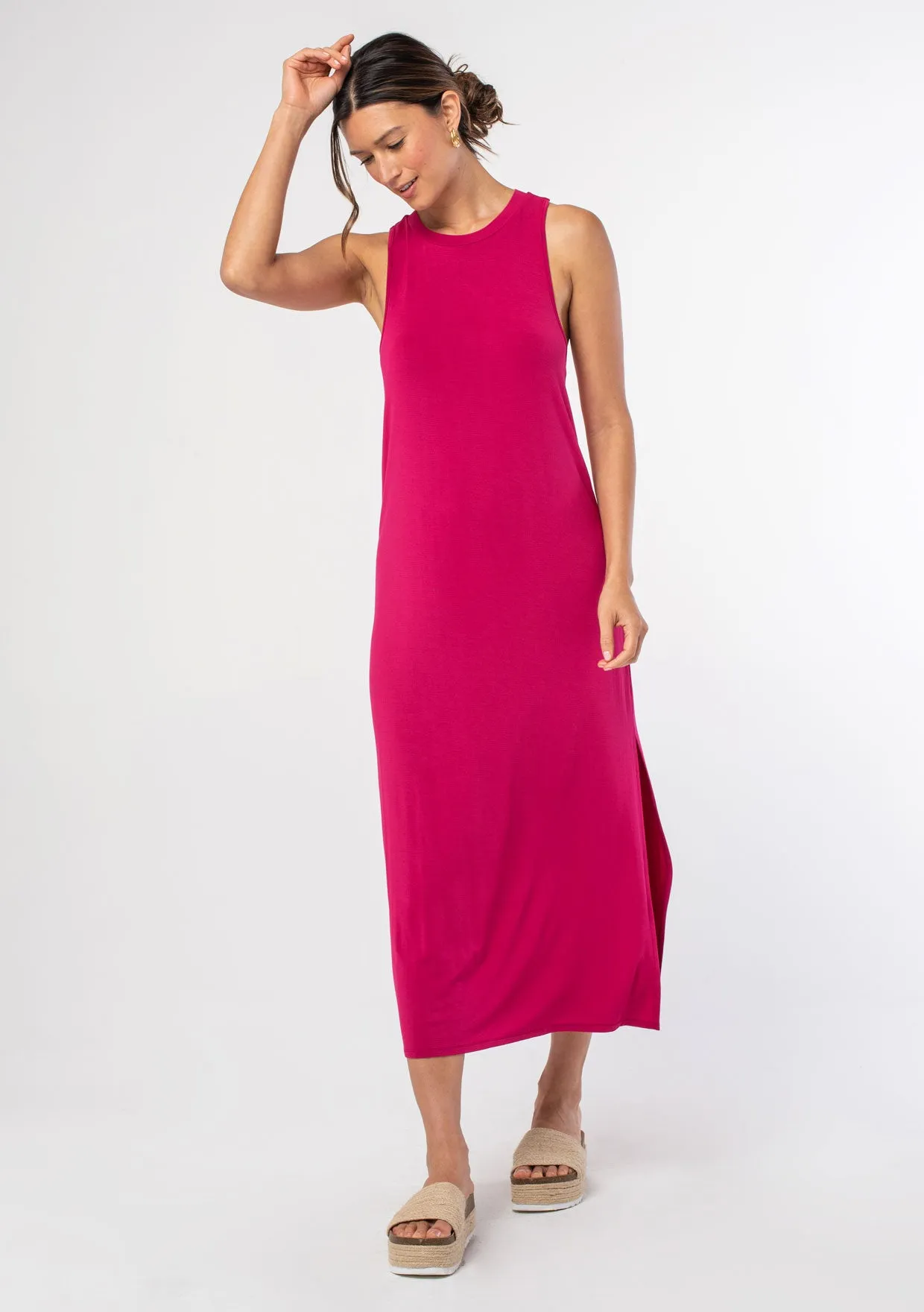 Ryder Knot Racerback Maxi Dress
