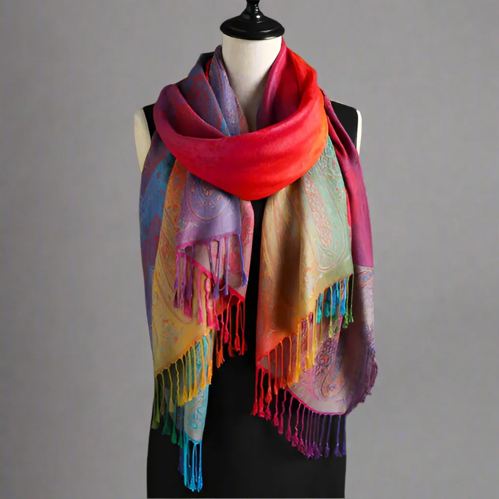 Sable™ | Elegant Jacquard Scarf
