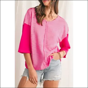 Sachet Pink V-neck: Seam Ripper's Nightmare, Fashionista's Dream 👚 Needful Things