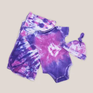 Saint-Tropez Organic Tie Dye Baby Set