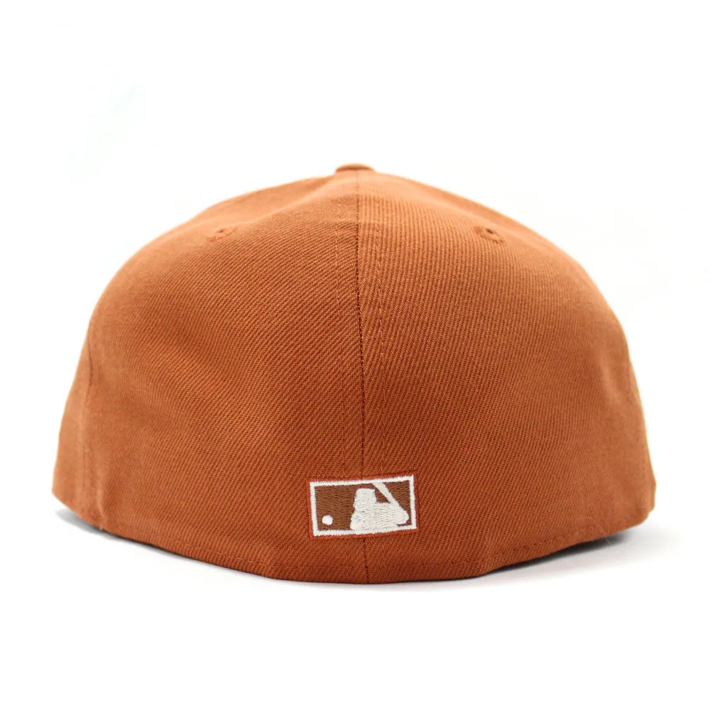 San Francisco Giants 50th Anniversary New Era 59Fifty Fitted Hat (Rust Orange Green Under Brim)