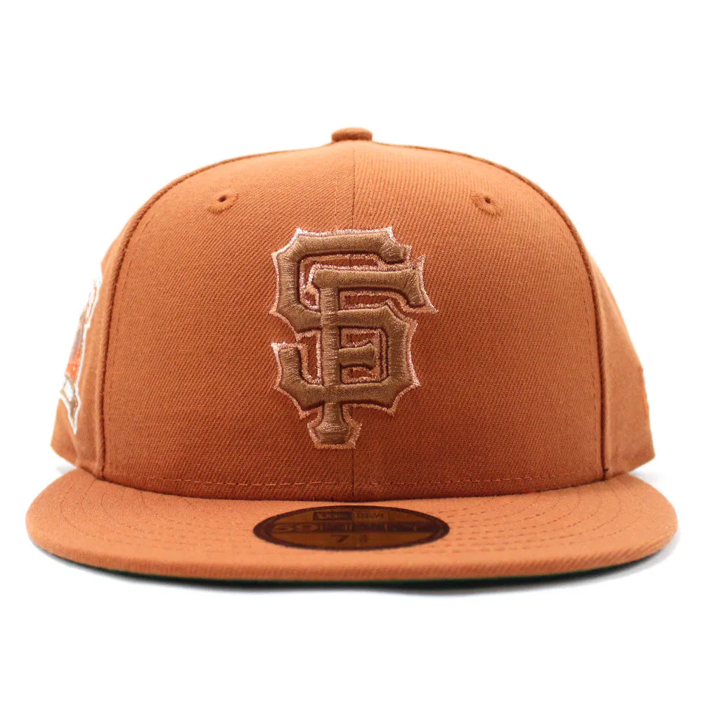 San Francisco Giants 50th Anniversary New Era 59Fifty Fitted Hat (Rust Orange Green Under Brim)