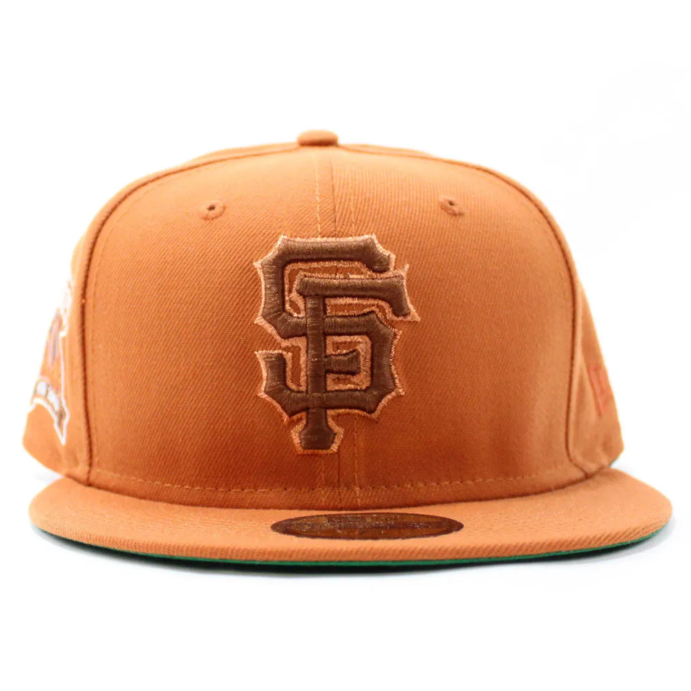 San Francisco Giants 50th Anniversary New Era 59Fifty Fitted Hat (Rust Orange Green Under Brim)
