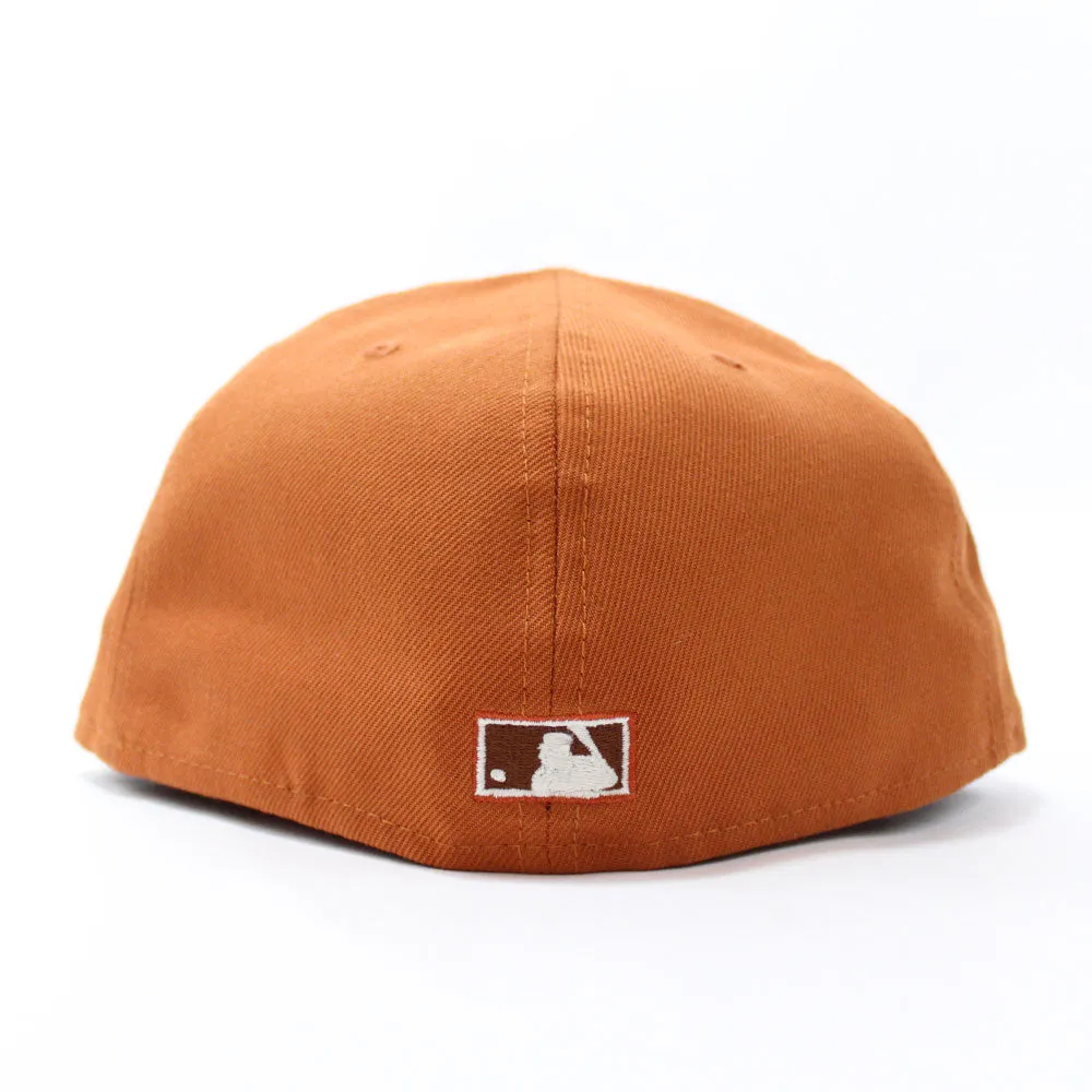 San Francisco Giants 50th Anniversary New Era 59Fifty Fitted Hat (Rust Orange Green Under Brim)