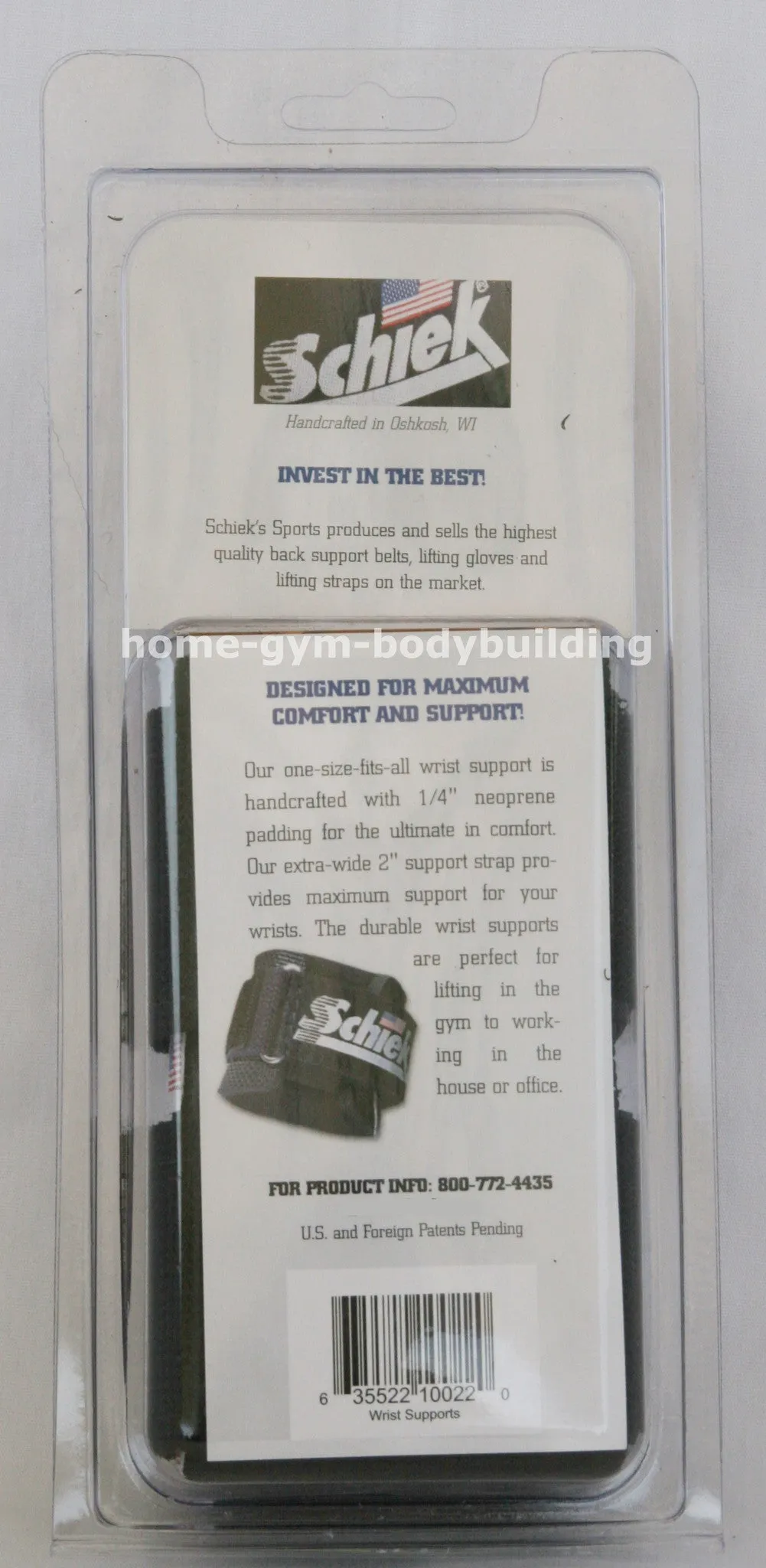 Schiek Sports Ultimate Wrist Supports Model 1100WS Wraps