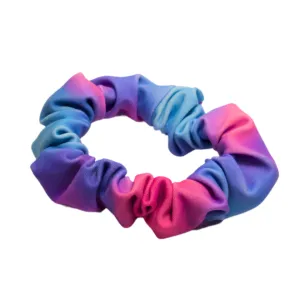 Scrunchie - pinky petrol tiedye