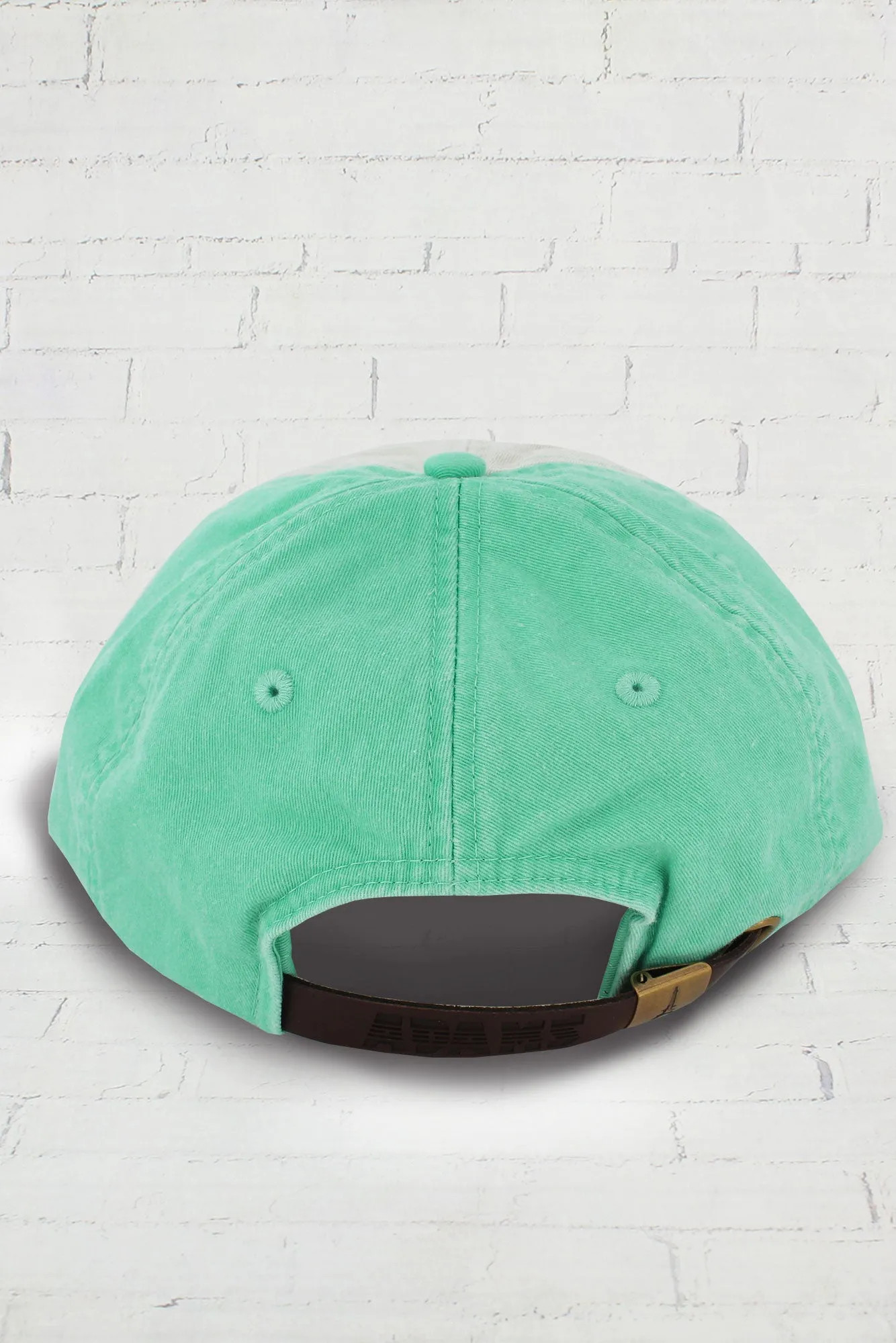 Seafoam and Ivory Colorblock Cap