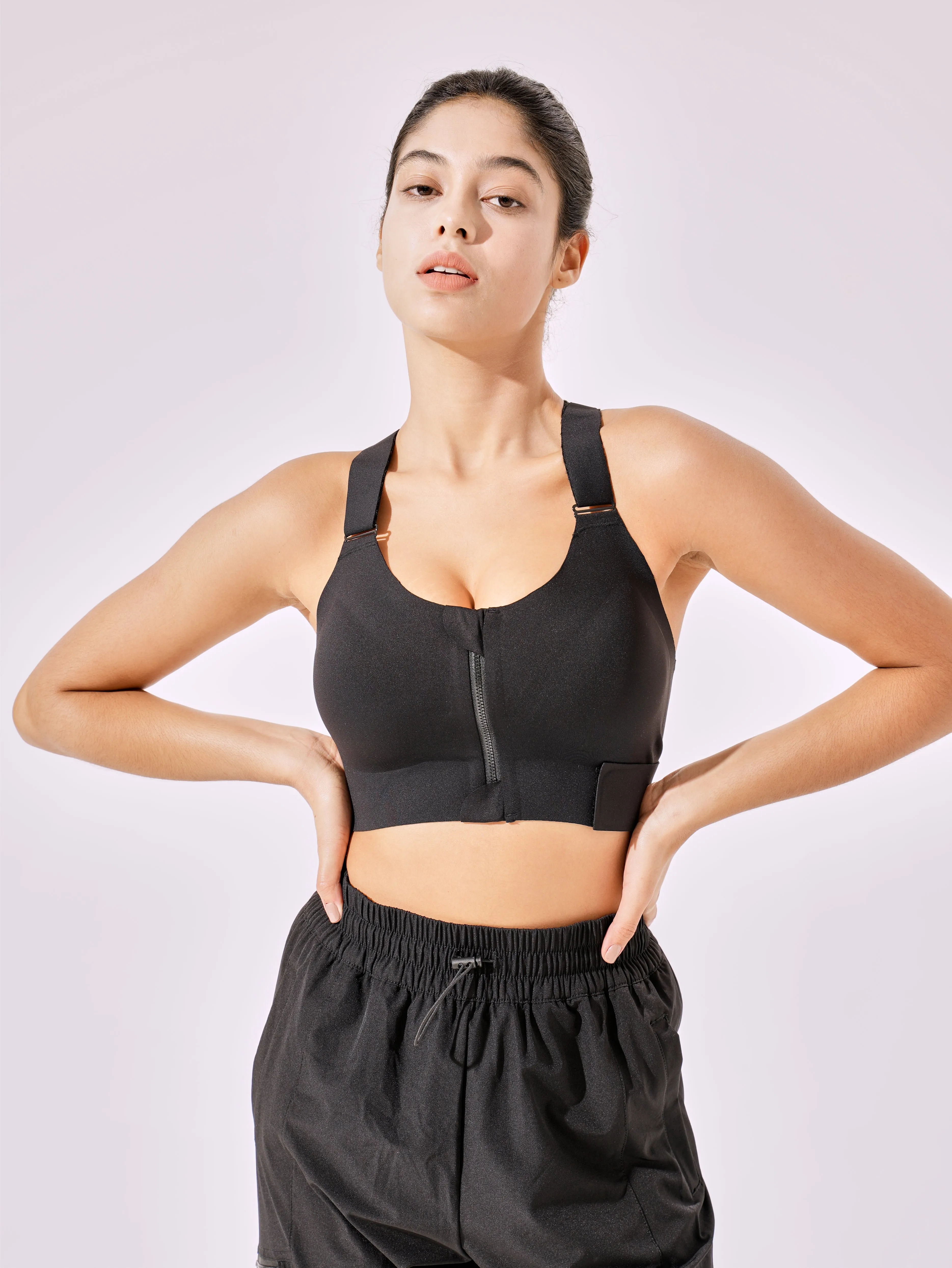 Silky Soft Fully Adjustable Chosen Bra With Zip (Up to 5XL)