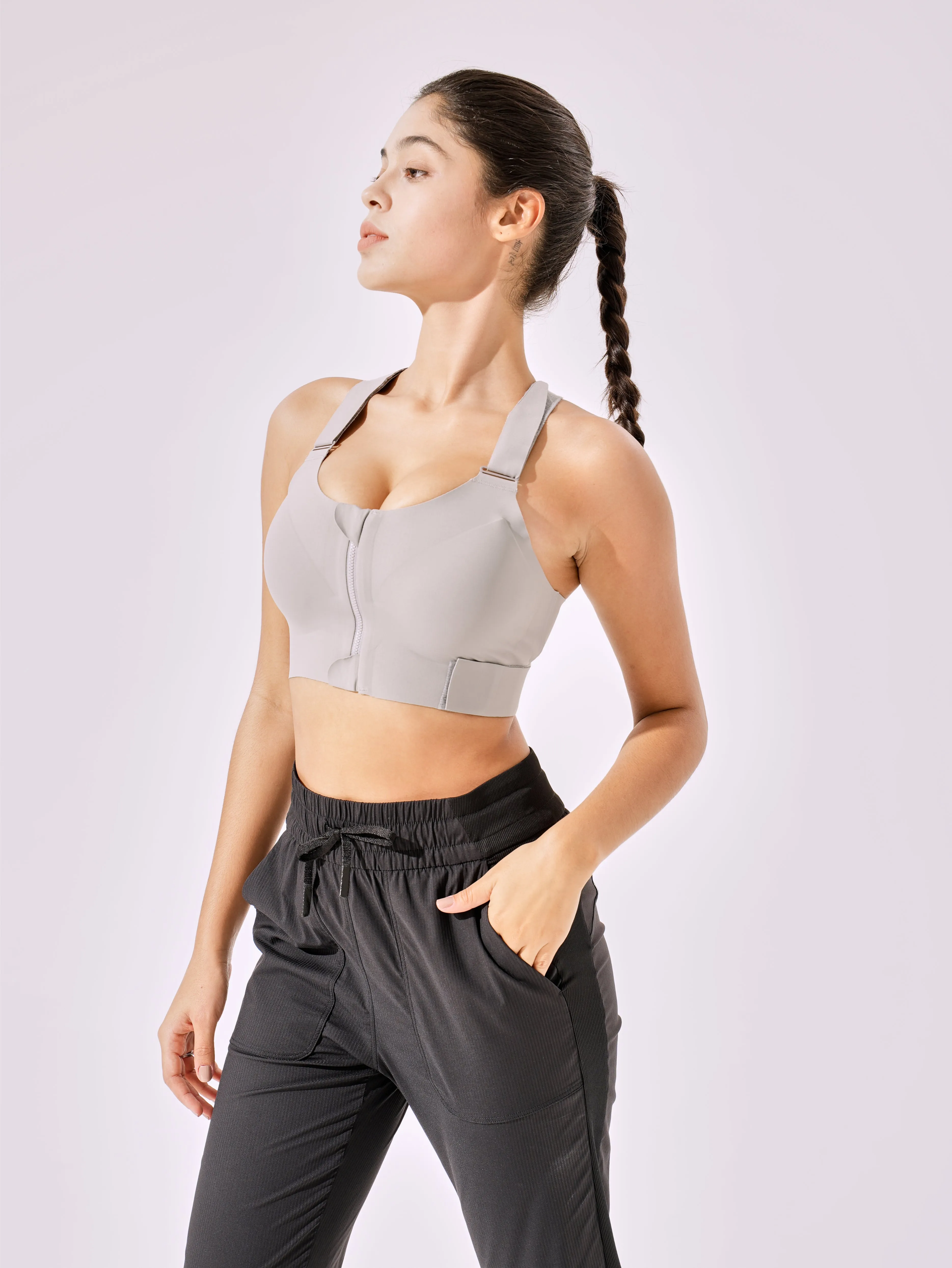 Silky Soft Fully Adjustable Chosen Bra With Zip (Up to 5XL)