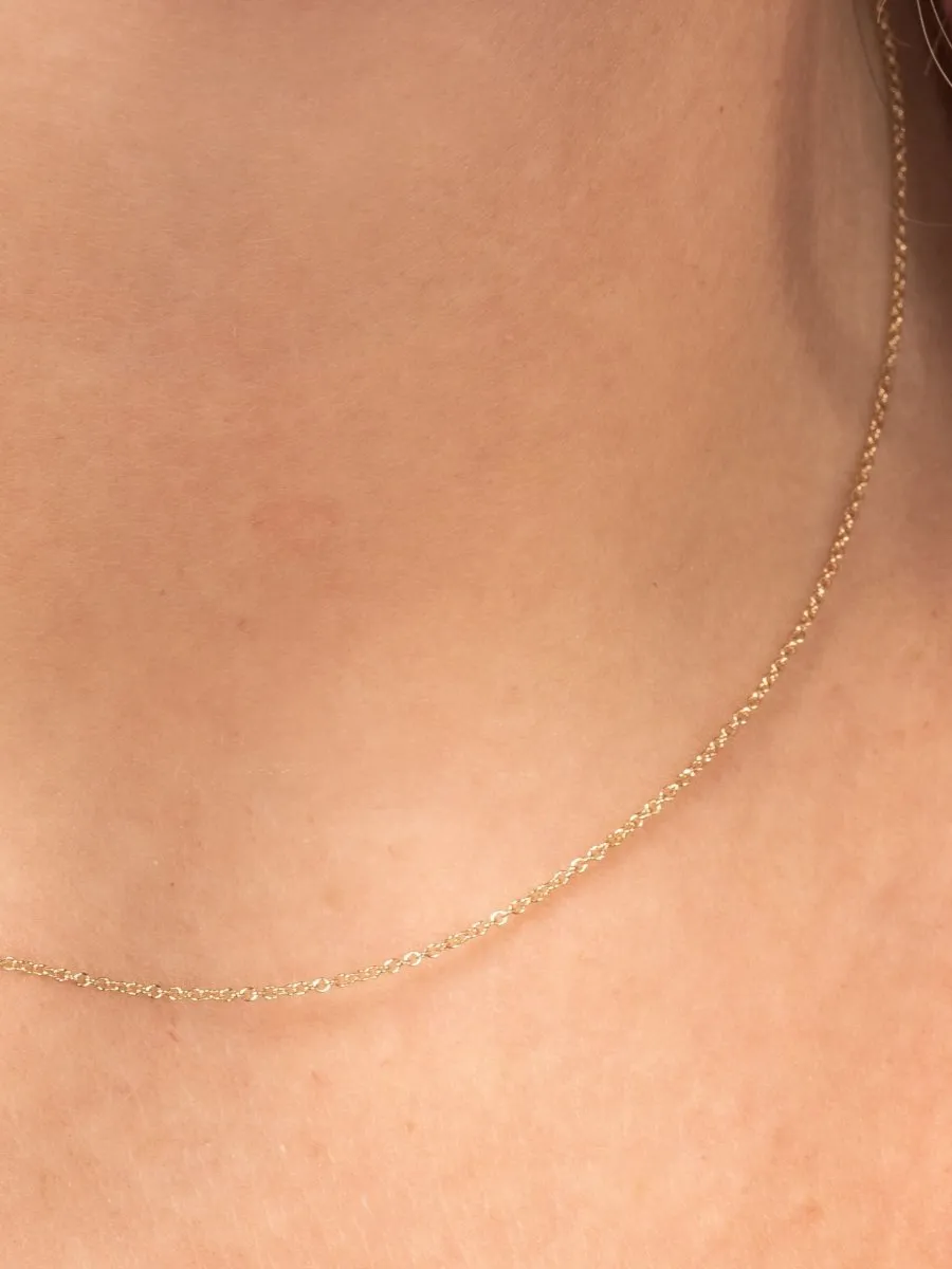 Simple Cable Chain 14K
