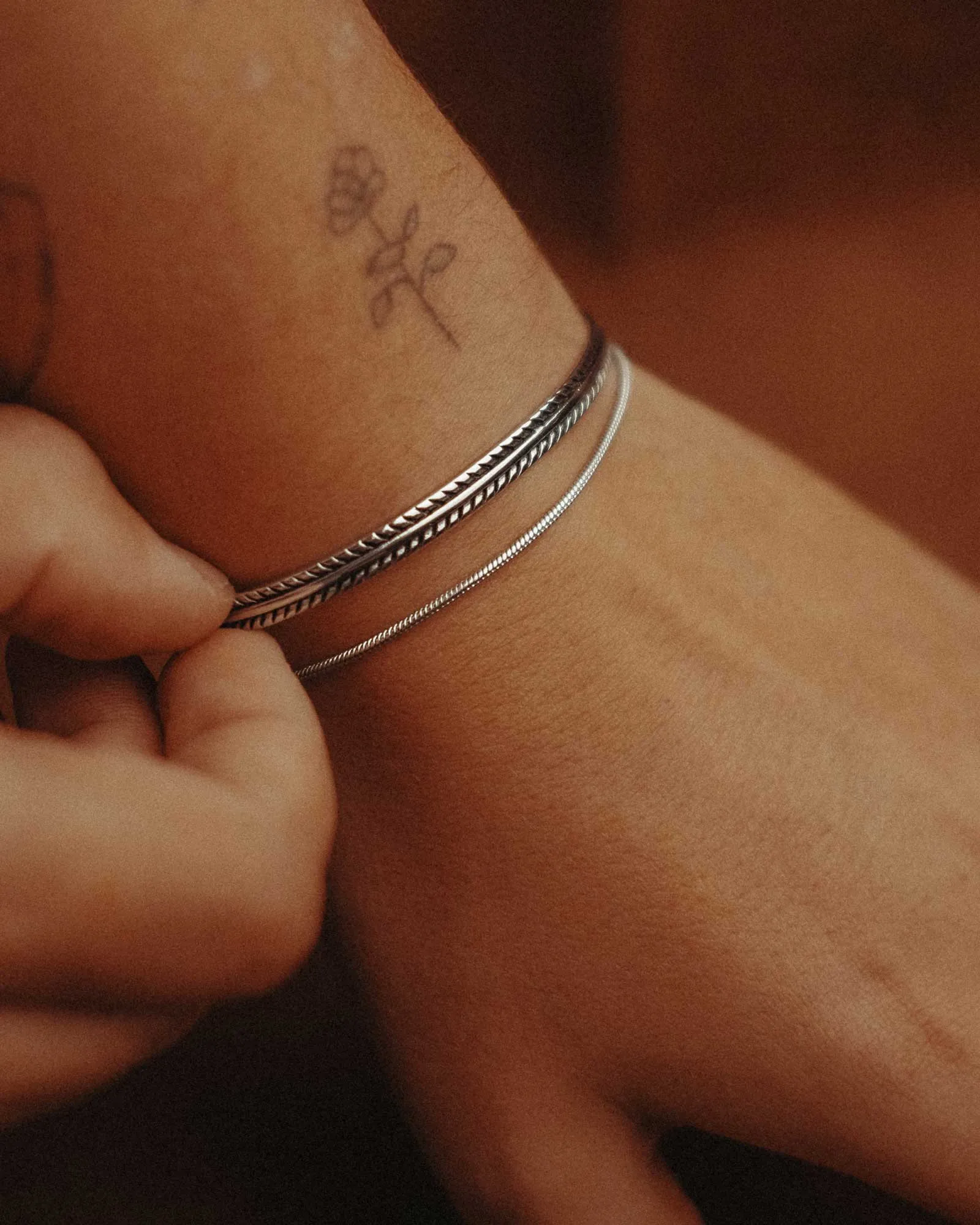 Snake Bone Chain Bracelet