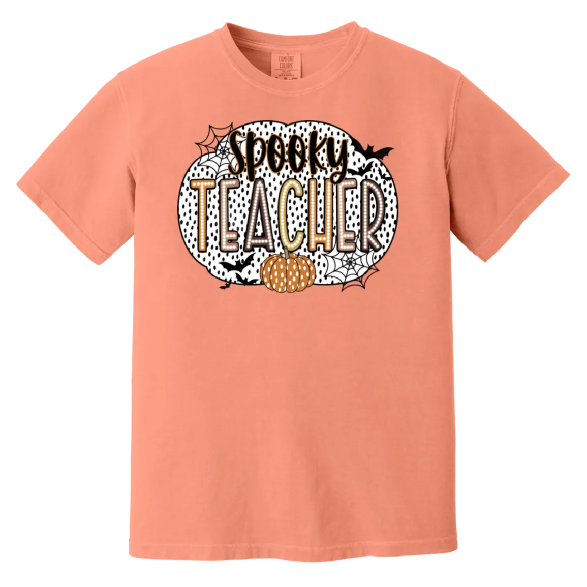 Spooky Teacher Comfort Colors T-Shirt – Perfect for Fall Fun in the Classroom!