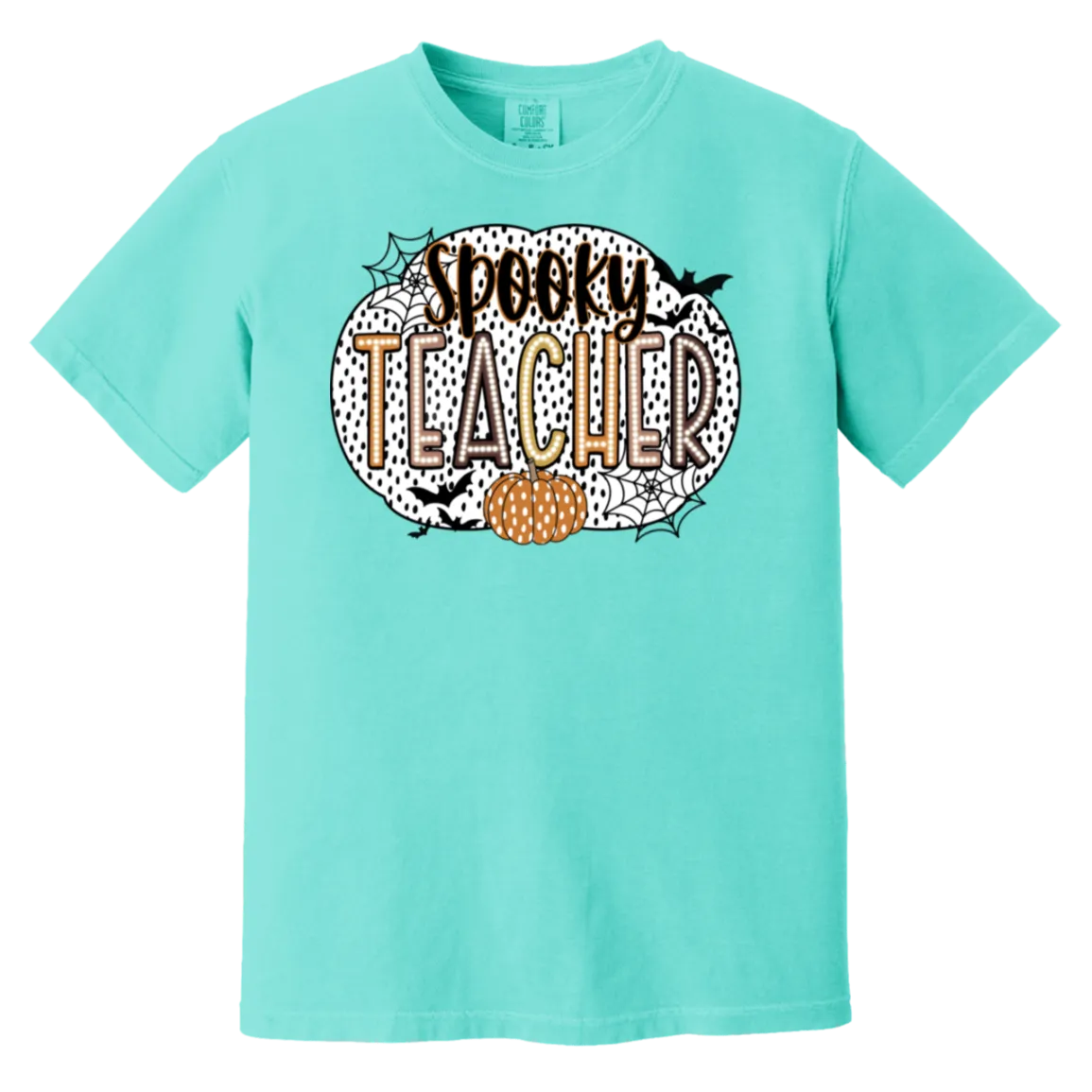 Spooky Teacher Comfort Colors T-Shirt – Perfect for Fall Fun in the Classroom!