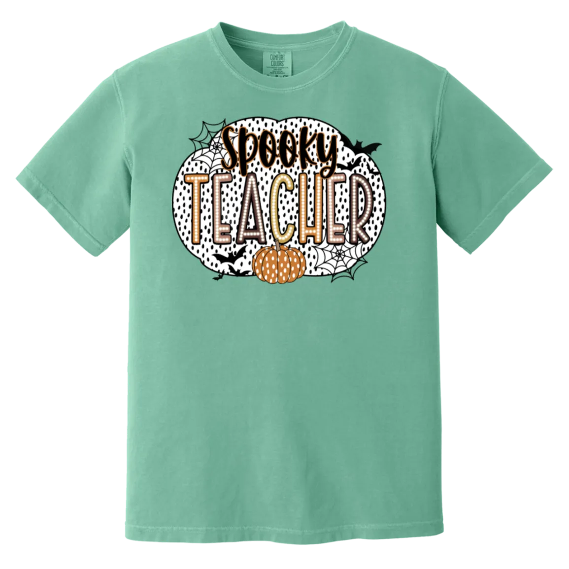 Spooky Teacher Comfort Colors T-Shirt – Perfect for Fall Fun in the Classroom!