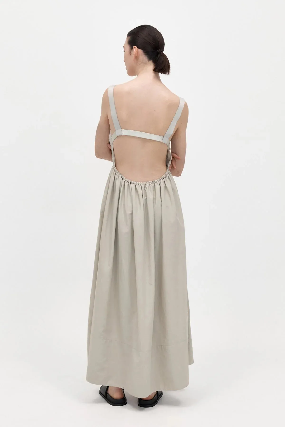 ST. AGNI Plunge Sun Dress - Birch