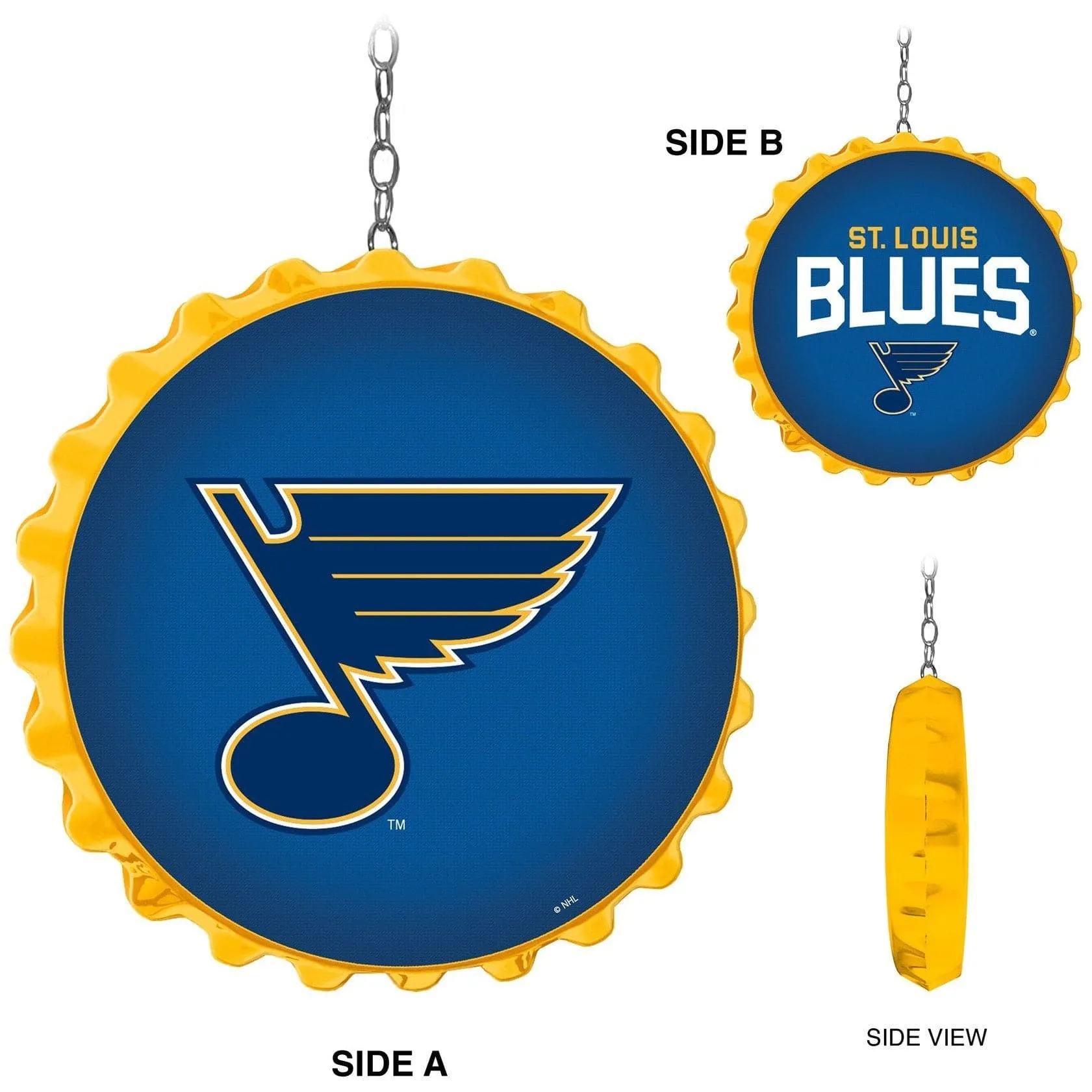St. Louis Blues: Bottle Cap Dangler